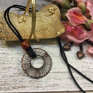 Black Cord Tie Choker